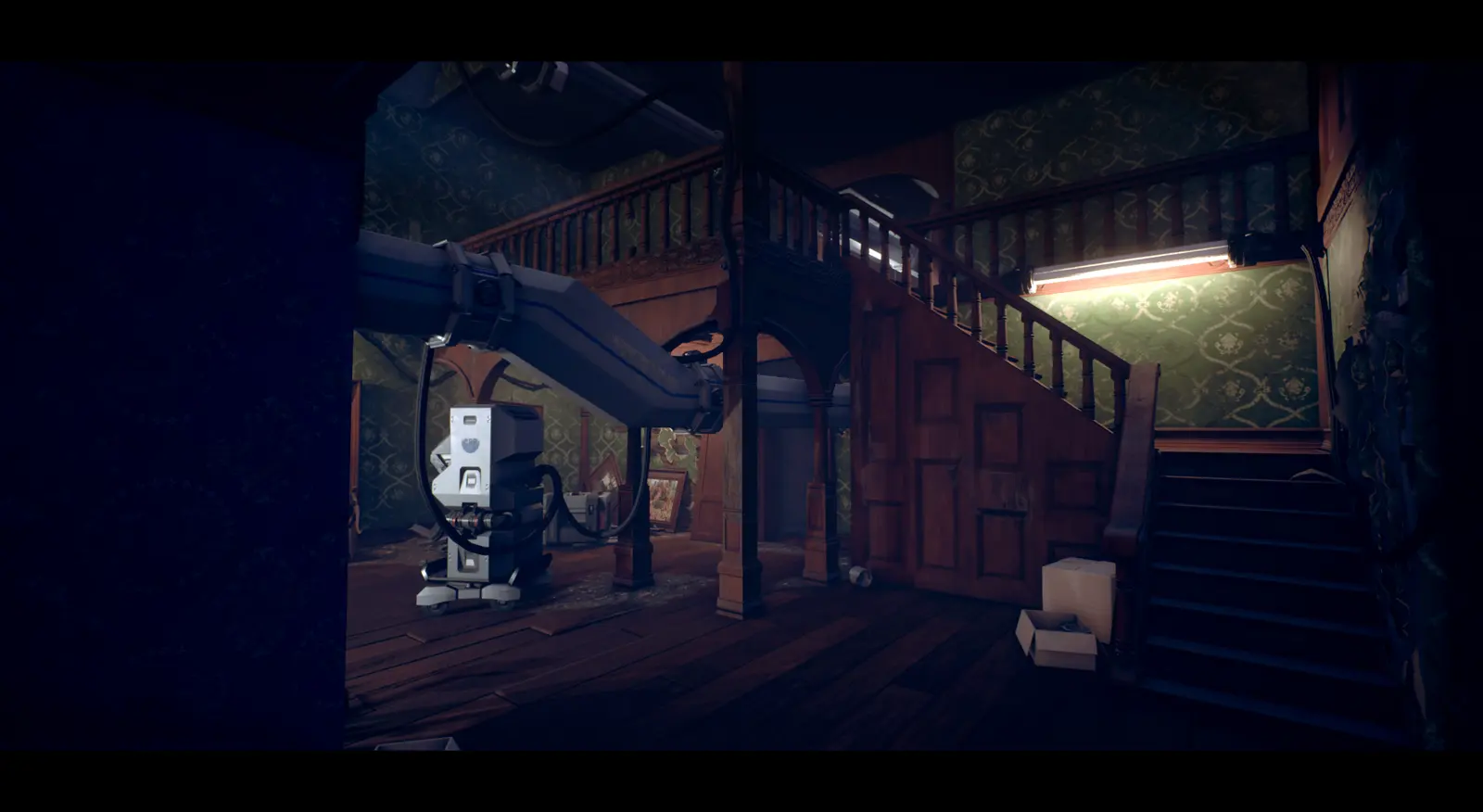 Modular environment staircase.